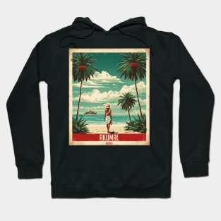 Akumal Riviera Maya Mexico Vintage Tourism Travel Hoodie